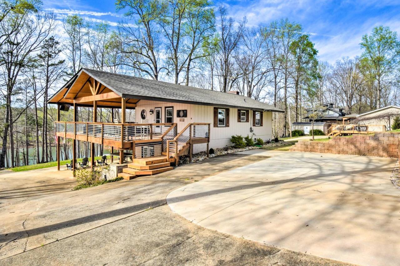 Townville Lake House With Private Dock, Kayaks! Fair Play Exterior foto